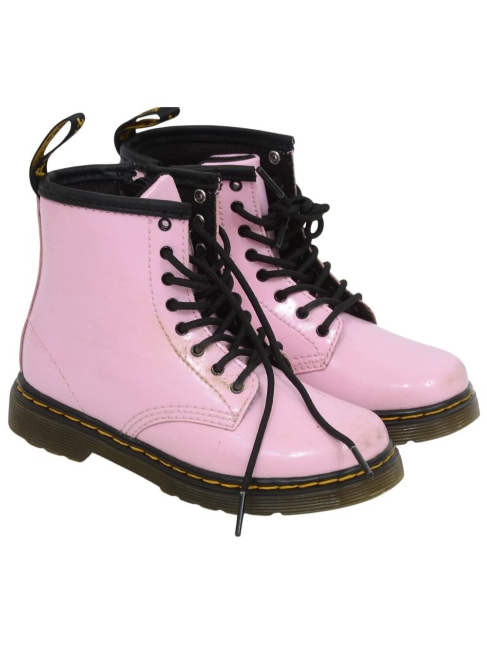 Dr. Martens 1460 Boot Pink Leather Combat Bootie - Kids' Size US 10 UK 9